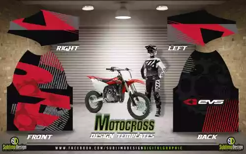 vectores plantilas MOTOCROSS,UNIFORME,MOTO,